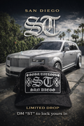 SOSA TATTOOS WORLDWIDE “ST” TRUCKER HAT – BLACK / FOREST GREEN